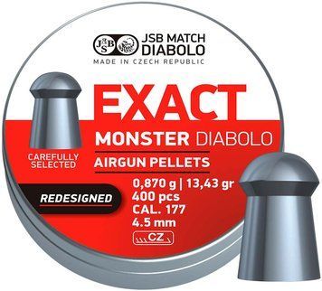 КУЛІ JSB EXACT MONSTER DIABLO REDESIGNED (0.87Г, 400ШТ) 12594 фото