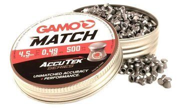 ПУЛИ GAMO MATCH ACCUTEK (0.49Г, 4.5ММ, 500ШТ)  9494 фото