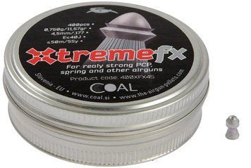 Кулі пневматичні Coal Xtreme FX. Кал. 4.5 мм. Вага - 0.75 г. 10002 фото